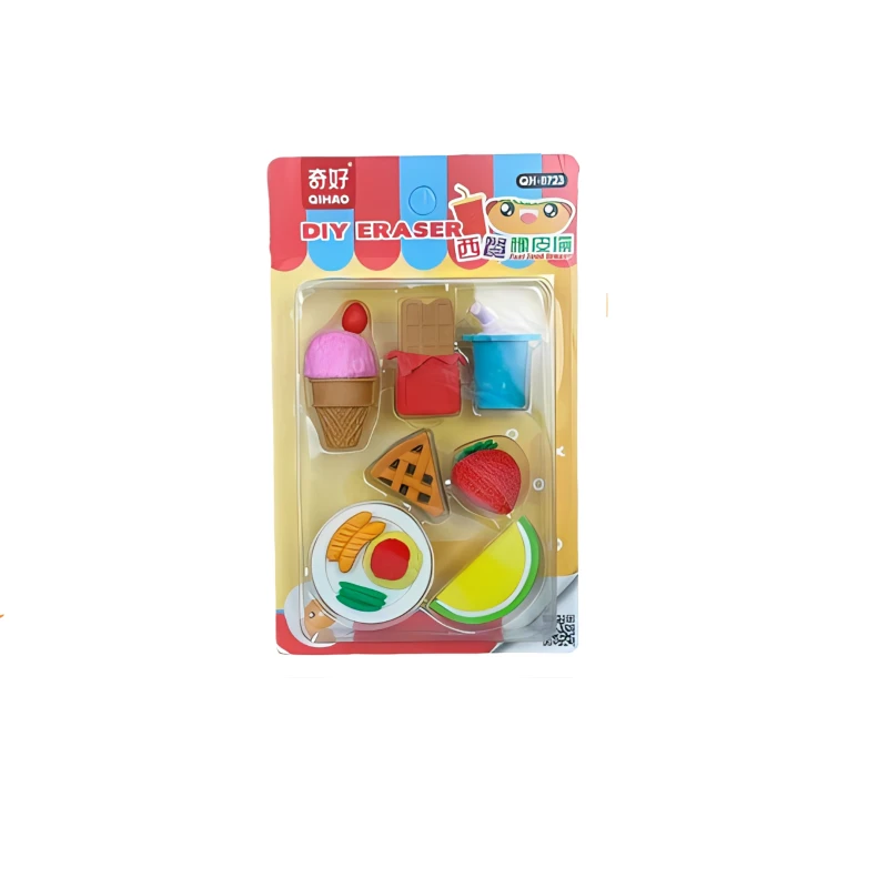 Fast Food Eraser Set । ফাস্ট ফুড ইরেজার সেট